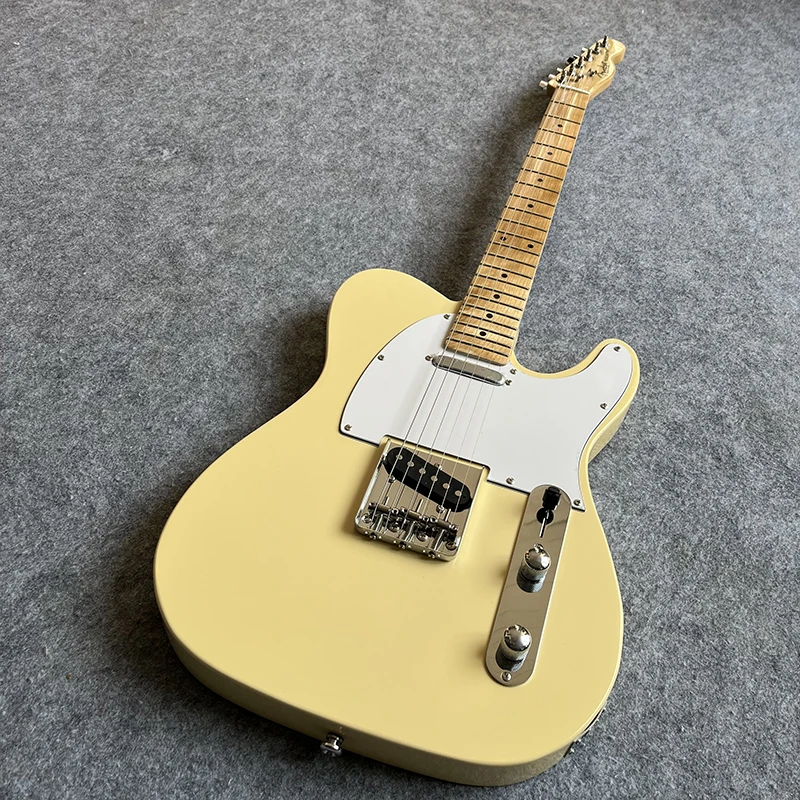 

Famous electric guitar, beautiful shiny surface, silver accessories, professional level, free delivery to home.