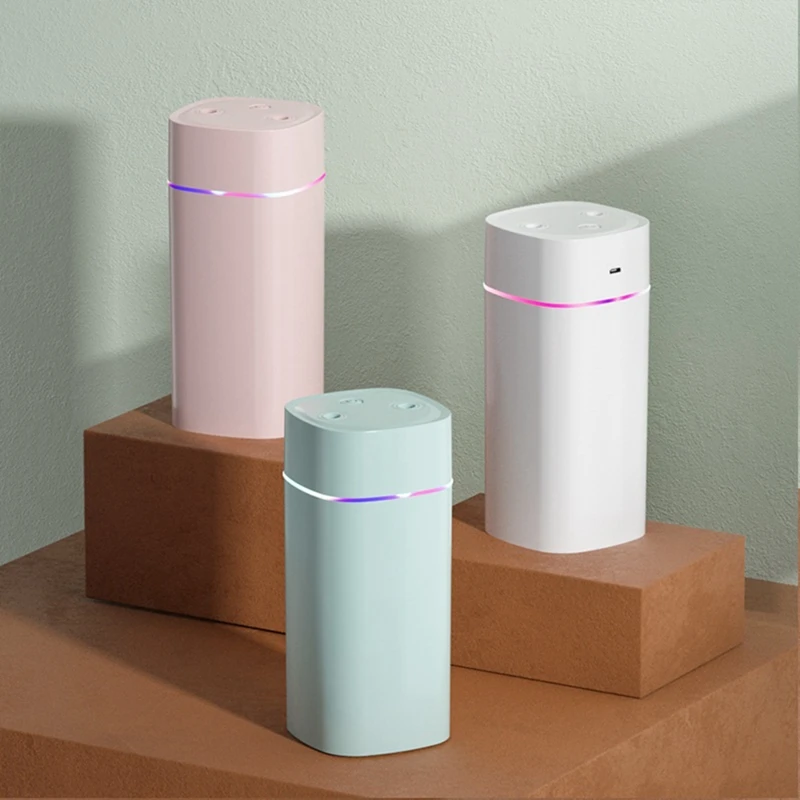 Description Picture 5 of itemColorful Night Light Small Humidifier Double Spray Air Atomizer USB Silent Home Humidifier Car Purifying Air Spray