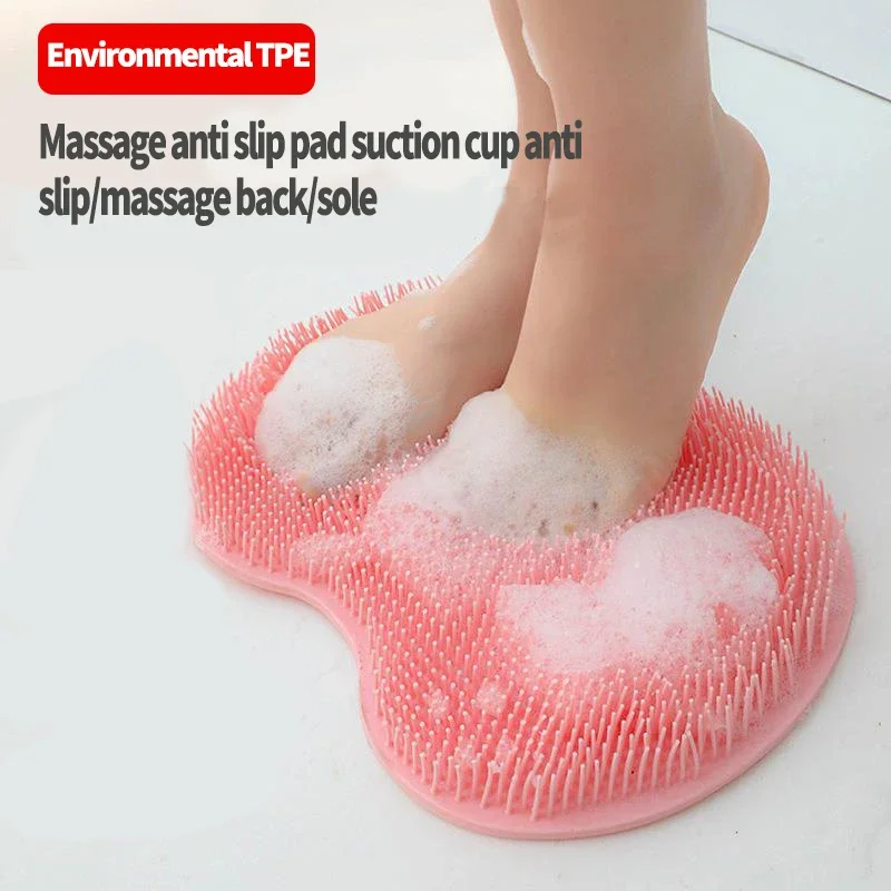 Description Picture 5 of itemFoot Scrubbing Pad Bathroom Bath Brush Multifunctional Scrubbing Foot Massage Pad Non-slip Foot Pad Silicone Bath Brush