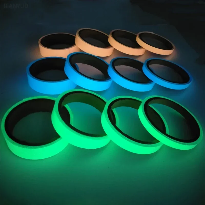 3 Meters Luminous Tape Self-adhesive Glow Emergency In The Dark Safety Stage Stickers Home Decor Party Supplies Decorative