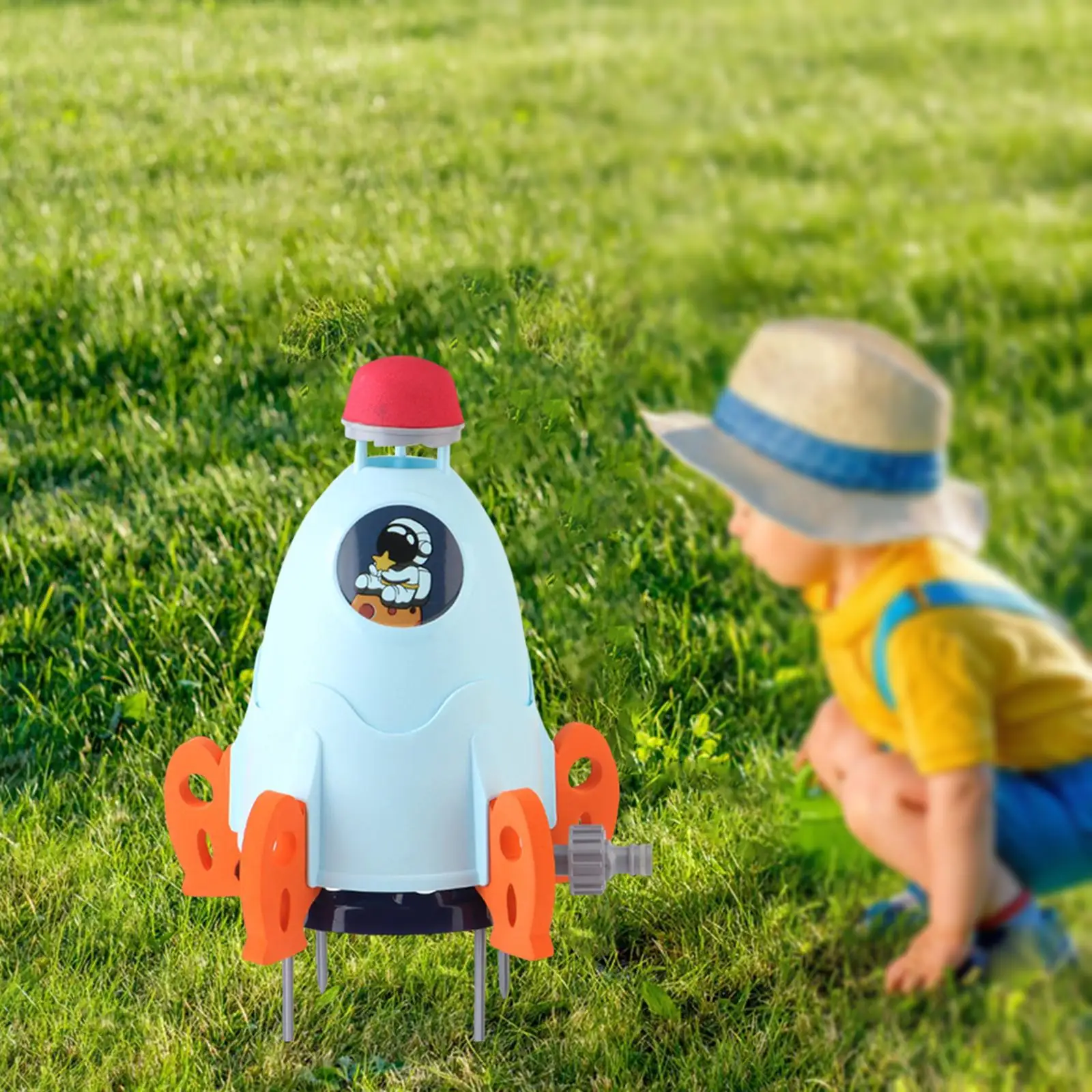 

Rocket Launcher Toys Bath Toys Rocket Sprinkler Toy for Pool Beach Garden