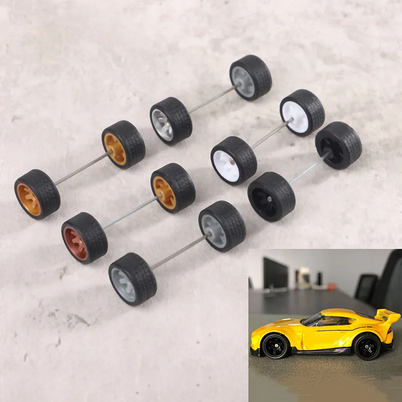 Kundenspezifische Hot Wheels Räder Und Matchbox Gummireifen Chrom 4 Speichen Race Räder