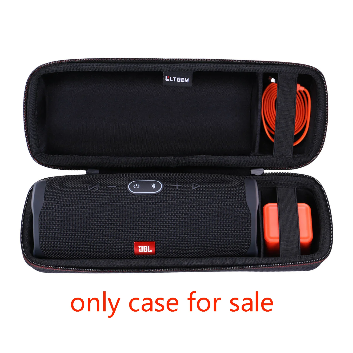 Case for JBL Charge 4/5 Speaker Carrying Case Hard Storage Travel Bag Fits Charger and USB Cable,(Only Case)