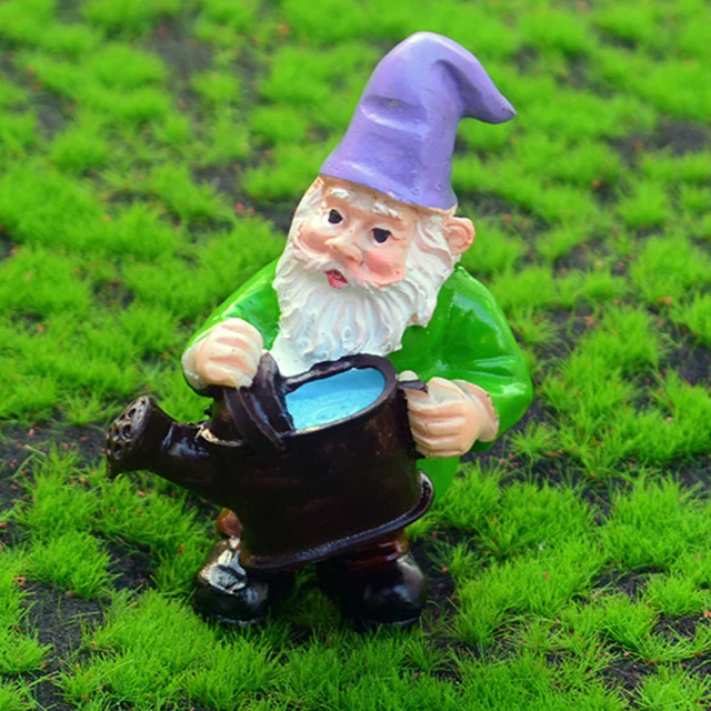Gnome Törpe Művészet Szobrok Vicces Miniatűr Kültéri Figura Dísz Gyanta Dekorációs Kellékek Kézműves Kerti Gyep Tornáchoz
