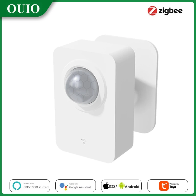 Tuya ZigBee PIR Motion Sensor Infrared Detector Smart life APP Control Home Security USB Power Work With Alexa Google Home