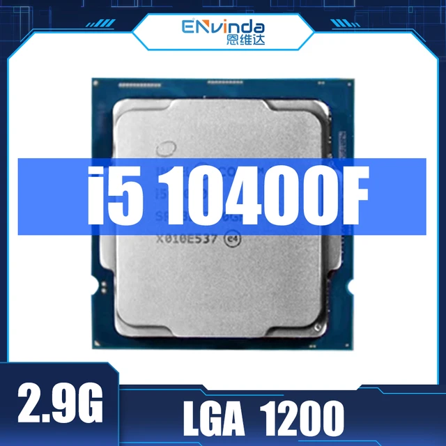 Core i5-10400F i5 10400F 2.9 GHz Six-Core Twelve-Thread CPU Processor 65W  LGA1200