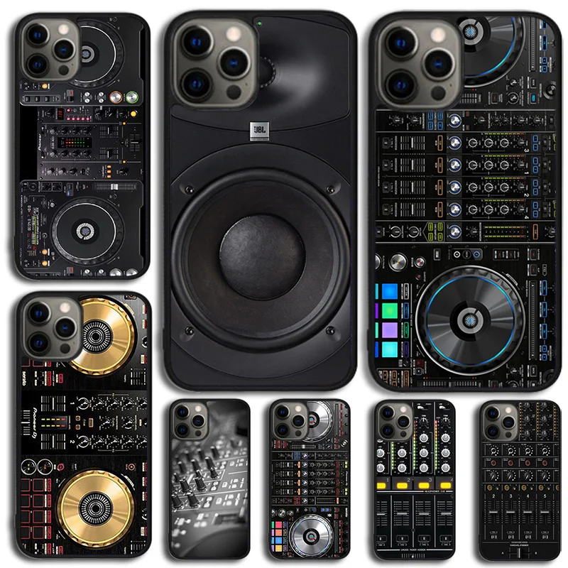 Dj Mixer Music Phone Case Cover Per Iphone 15 14 Se 2020 Xr Xs 11 12 13 Pro Max 7 8 Plus