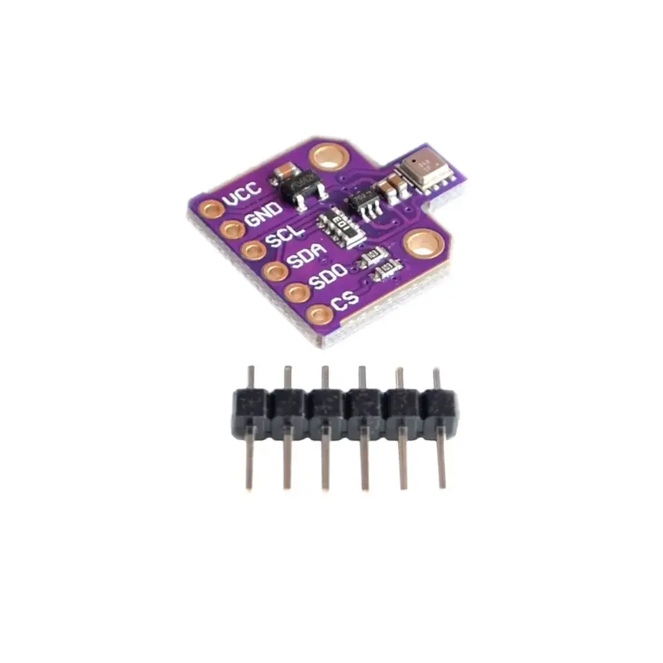 BME680 Temperature and Humidity Temperature Pressure High Altitude Sensor Module Digital 4 in 1 Sensor With Gas High Accuracy image 6