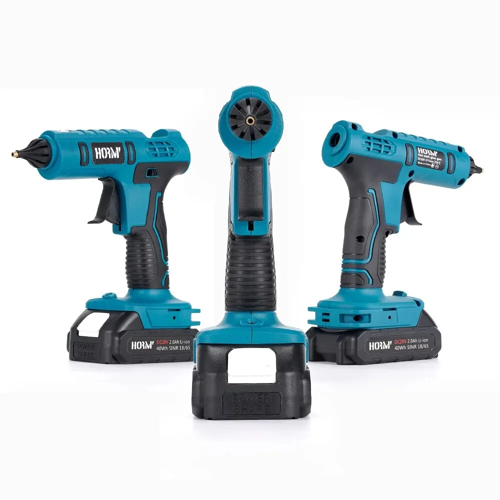 100W Cordless Electric Hot Melt Glue Gun for Makita 18V Battery 11mm Glue Stick Hot Melt Welding Hot Air Gun for Home Crafts DIY 2