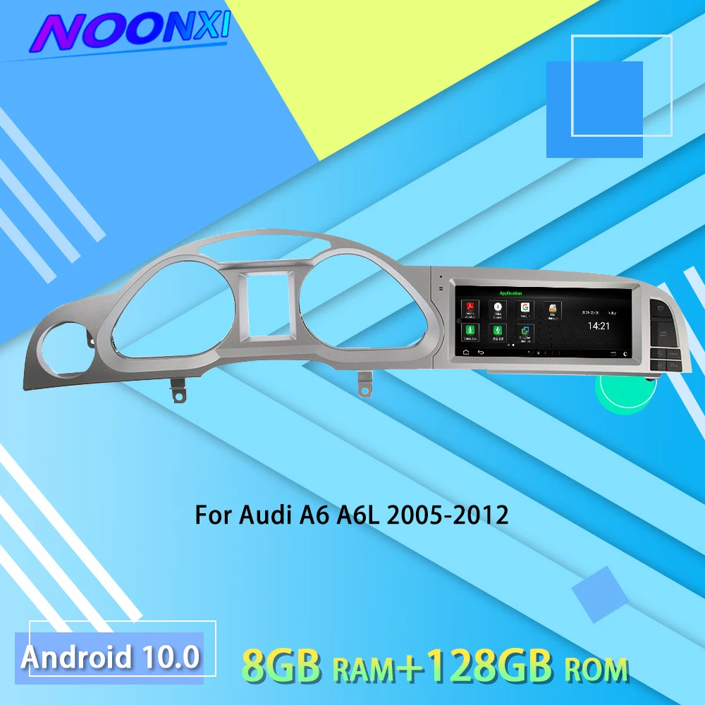

For Audi A6 A6L 2005-2011 2012 All In One Car Screen Audio Intelligent System Radio 2 Din Android Video Players GPS DVD Carplay