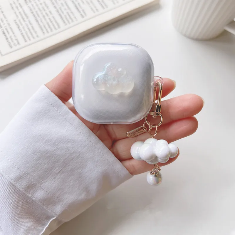 Simpatiche Nuvole Per Samsung Galaxy Buds Pro/Live Custodia Morbida In Tpu Anti-Caduta Trasparente Per Auricolari Per Galaxy Buds Pro 2 Cover
