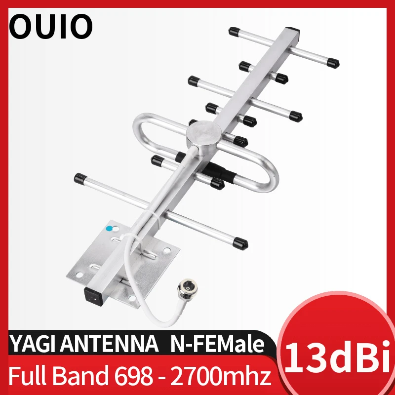 Antenna signal booster 4g antenna lte antenna OUIO Yagi antenna 13dbi for cellular amplifier LTE 4g enhance gsm 2g 3g 4g network mobile signal repeater antenna 698-2700mhz