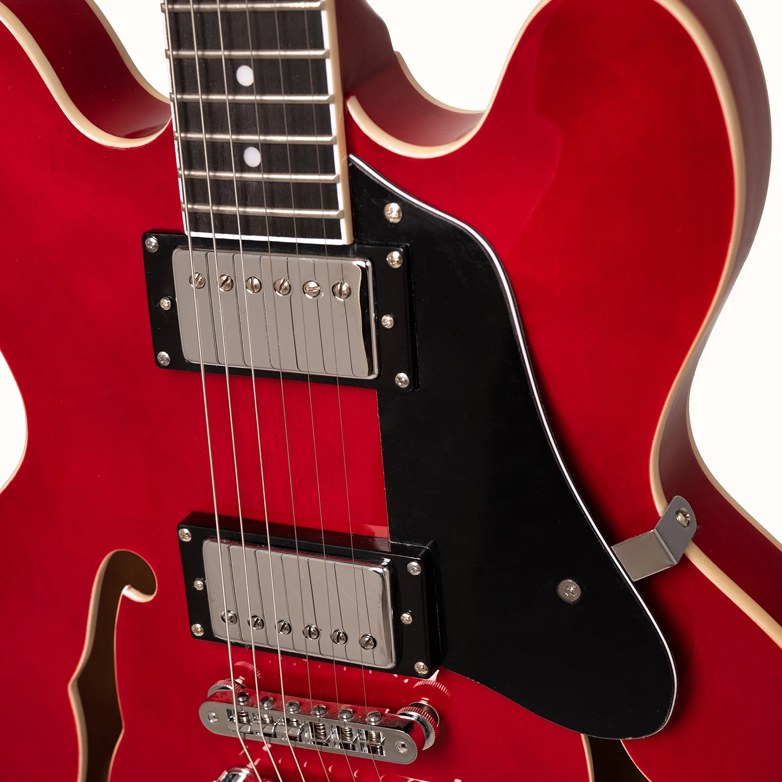 Marverick ギター Maverick 335 Style F-Hole Jazz Electric Guitar Semi-Hollow