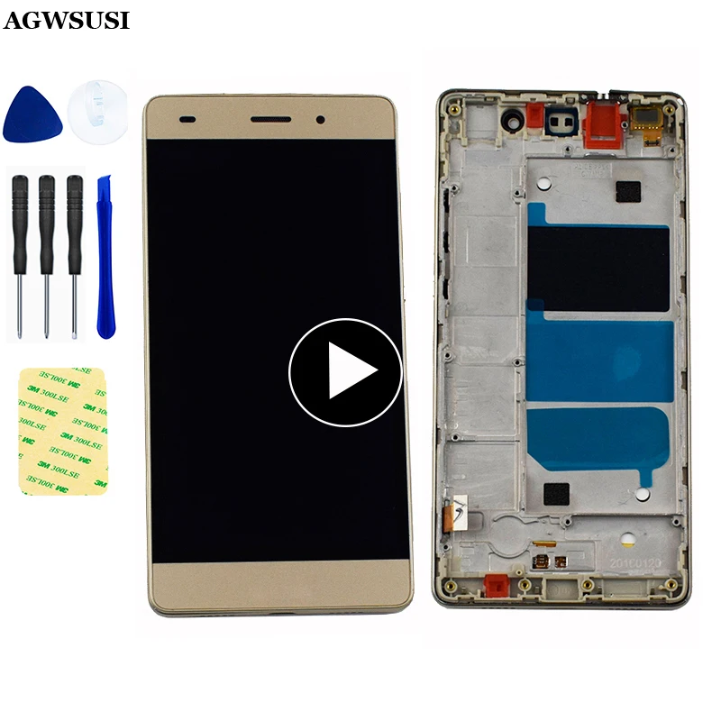 biologie venster Boer Lcd For Huawei Ascend P8 Lite Lcd Screen Ale-l04 L21 Tl00 L23 Cl00 L02 Ul00  Lcd Display Touch Screen Digitizer Sensor Assembly - Mobile Phone Lcd  Screens - AliExpress