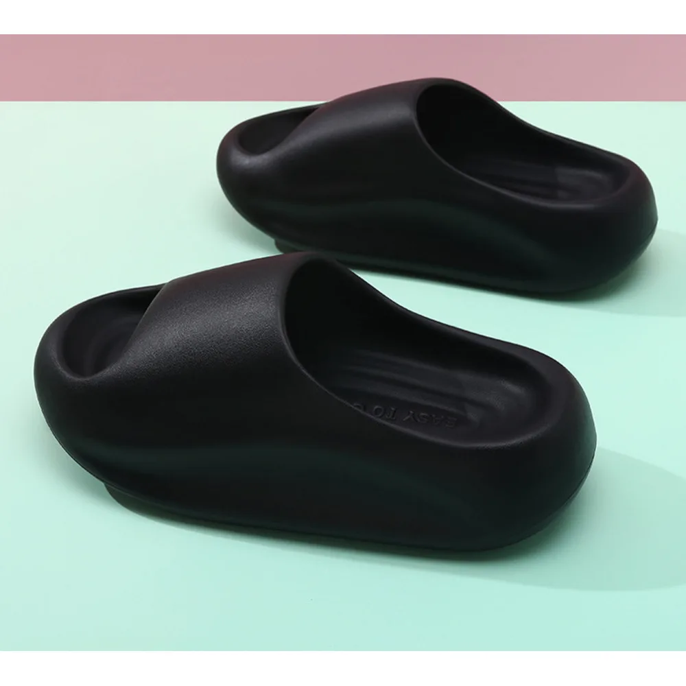Thick Bottom Wedge Heel Slippers For Women Height Increase Non Slip Lightweight Flip Flops No Smell Feet Wear Resistant Slippers_voghion.com