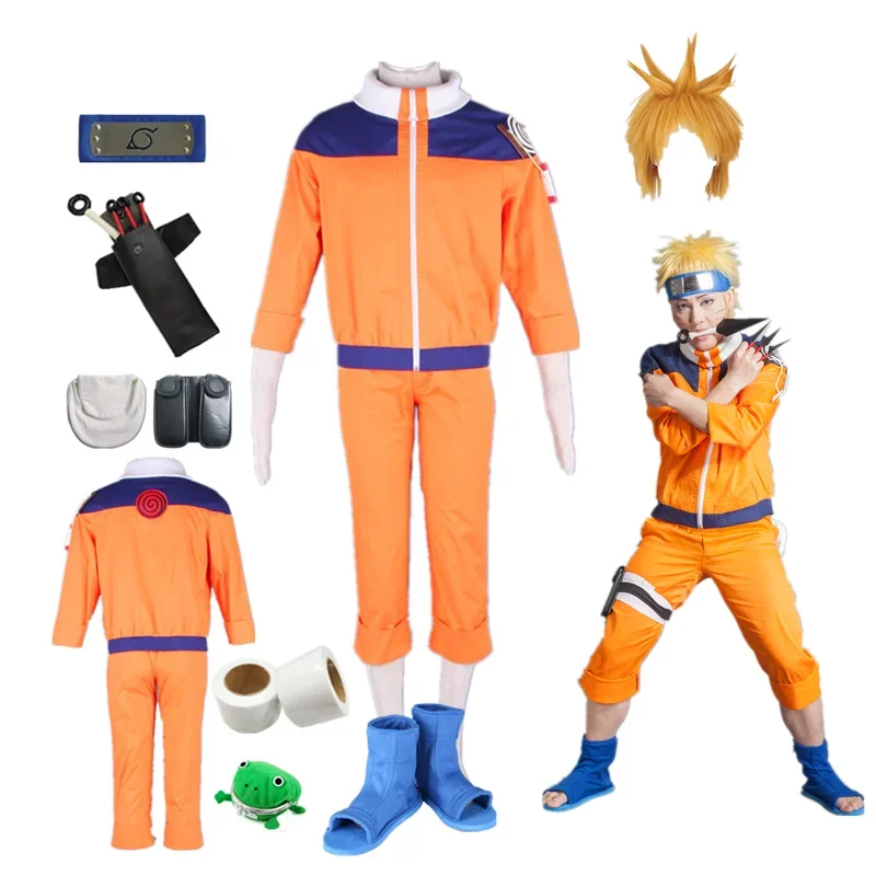 

Anime cosplay Uzumaki Costumes Top pants Wig Props Suit Halloween Masquerade Party Cosplay