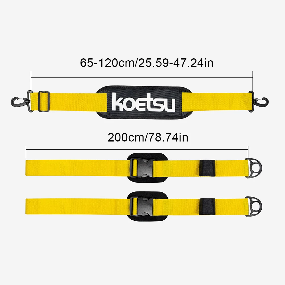 Enhanced Paddleboard and Surfboard Adjustable Carrying Strap with Shoulder Support