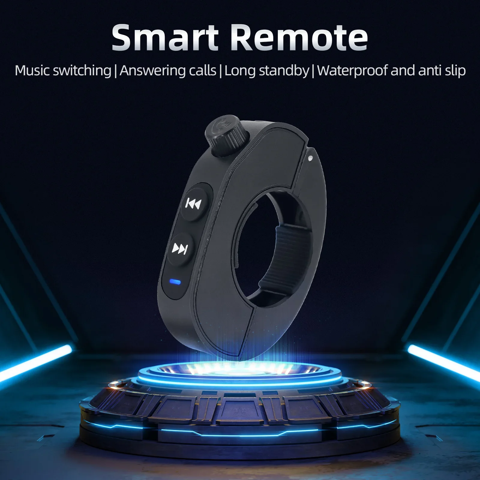 Smart Wireless Remote Control Bluetooth-compatible Steering Wheel Media Controll