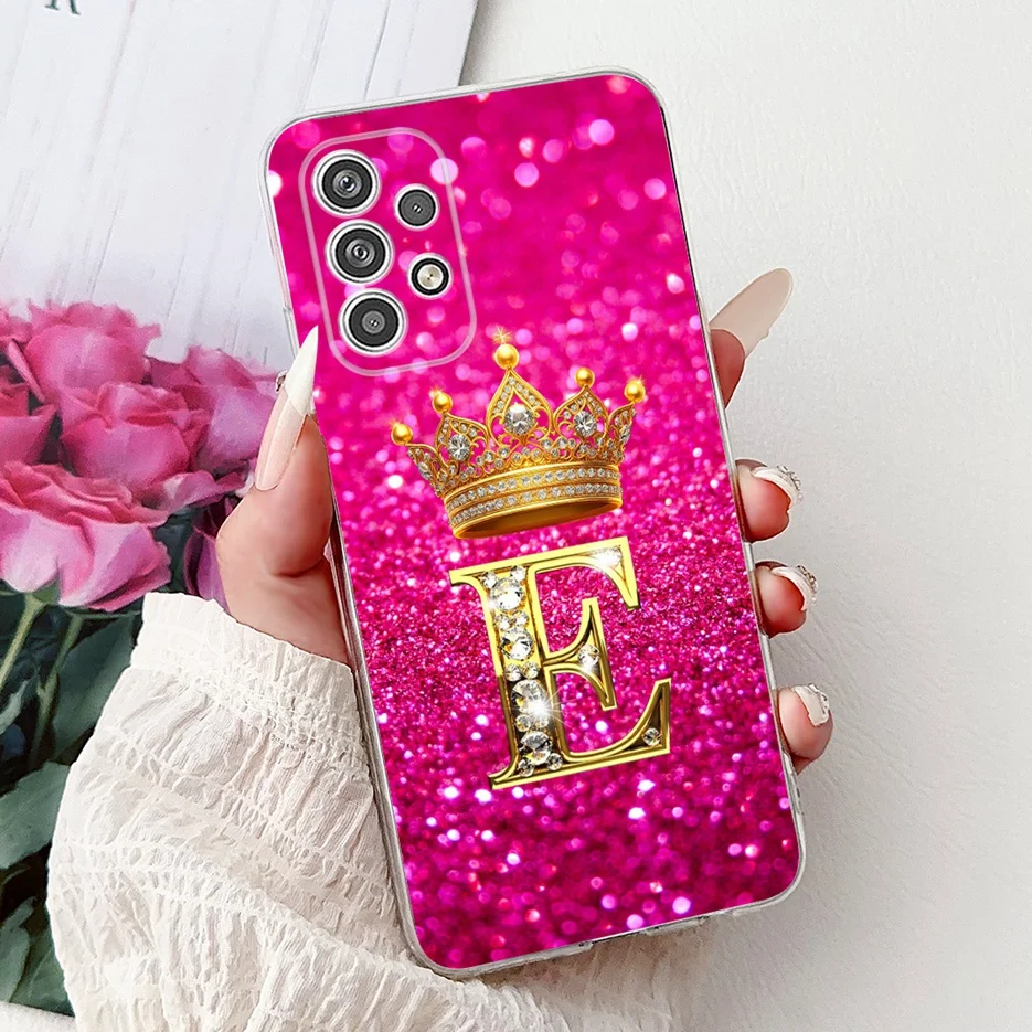 Luxury Crown Letters Soft Silicone Phone Case Cover