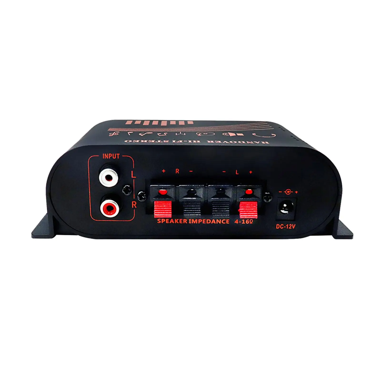 

12V Car Audio High Power Amplifier Portable HiFi Stereo Auto Stereo Audio Amplifier for Home Theater Subwoofer Motorcycles