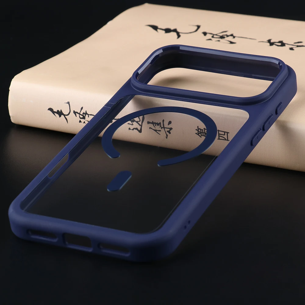 Transparent Shockproof Protective Phone Case - Ultra-Thin Clear Hard PC Back Cover