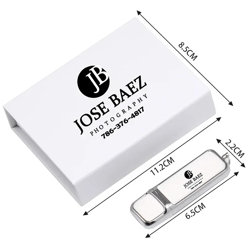 30개 고속 USB 3.0 플래시 드라이브 무료 맞춤 로고 128GB 화이트 블랙 가죽 펜 드라이브 64GB 메모리 스틱 박스 웨딩 선물