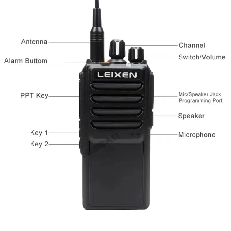 Фото LEIXEN Новинка VV-25 UHF Walkie talkie длинные расстояния comunicador оригинальная 25 Вт Высокая мощность 15 км портативная рация 400-480 МГц камуфляжная рация №2