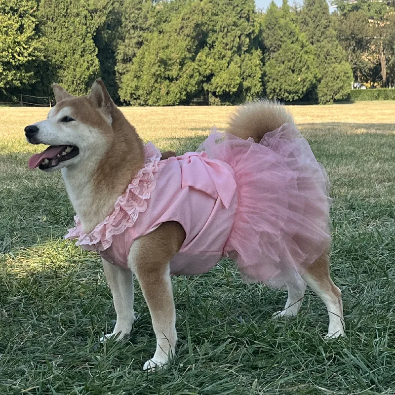 Wedding Dress For Large Dogs Summer Dog Clothes For Pets_voghion.com