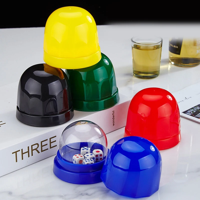 Roller Dices Hand Cranked Roller Cup Game Dice Dice Set Dice Cup For KTV Pub Bar Games 1 Set 5