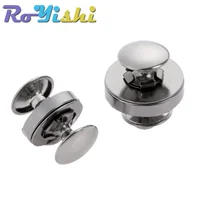 10 Sets Metal Double Rivet Magnetic Clasps Buttons Fastener Bag Press Buckle Purses Handbag Clothes DIY 14/18mm - Image 3