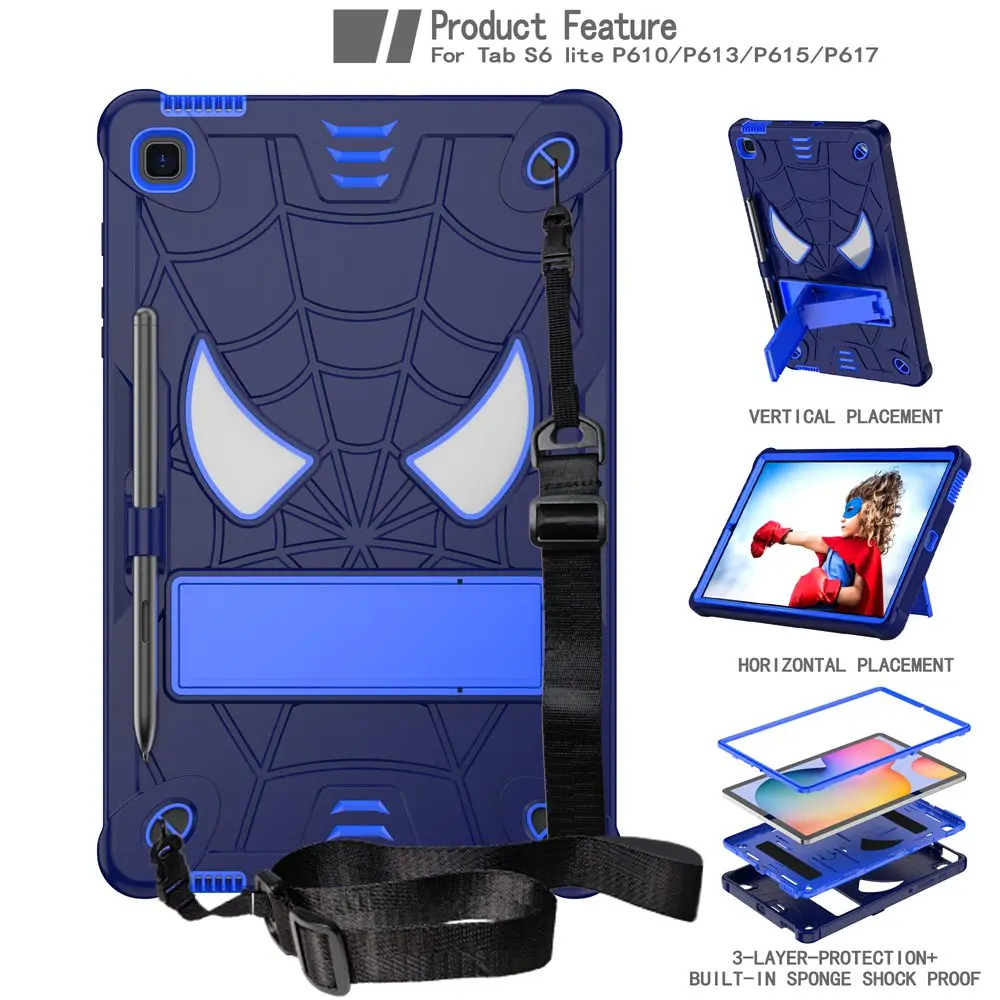 Kids Tablet Cover Case with Shoulder Strap