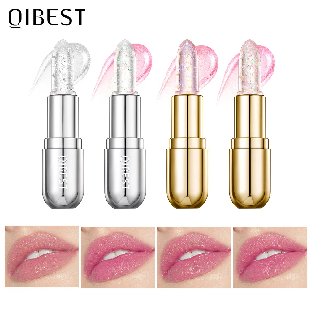Jelly Lipstick Color Change Temperature Lip Gloss Lip Balm Glitter Lipstick Cosmetics Lip Makeup