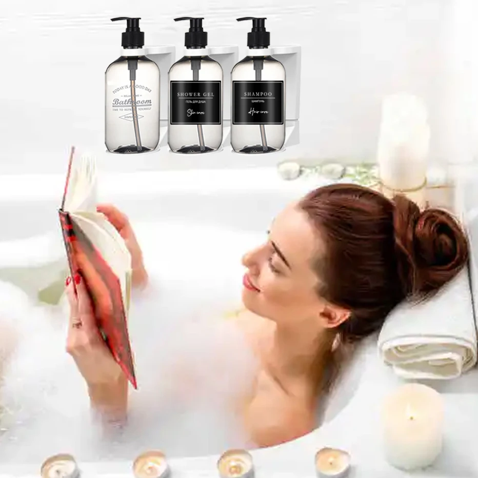 Soap Dispenser Refillable Bottle 500ml For Bathroom Kitchen