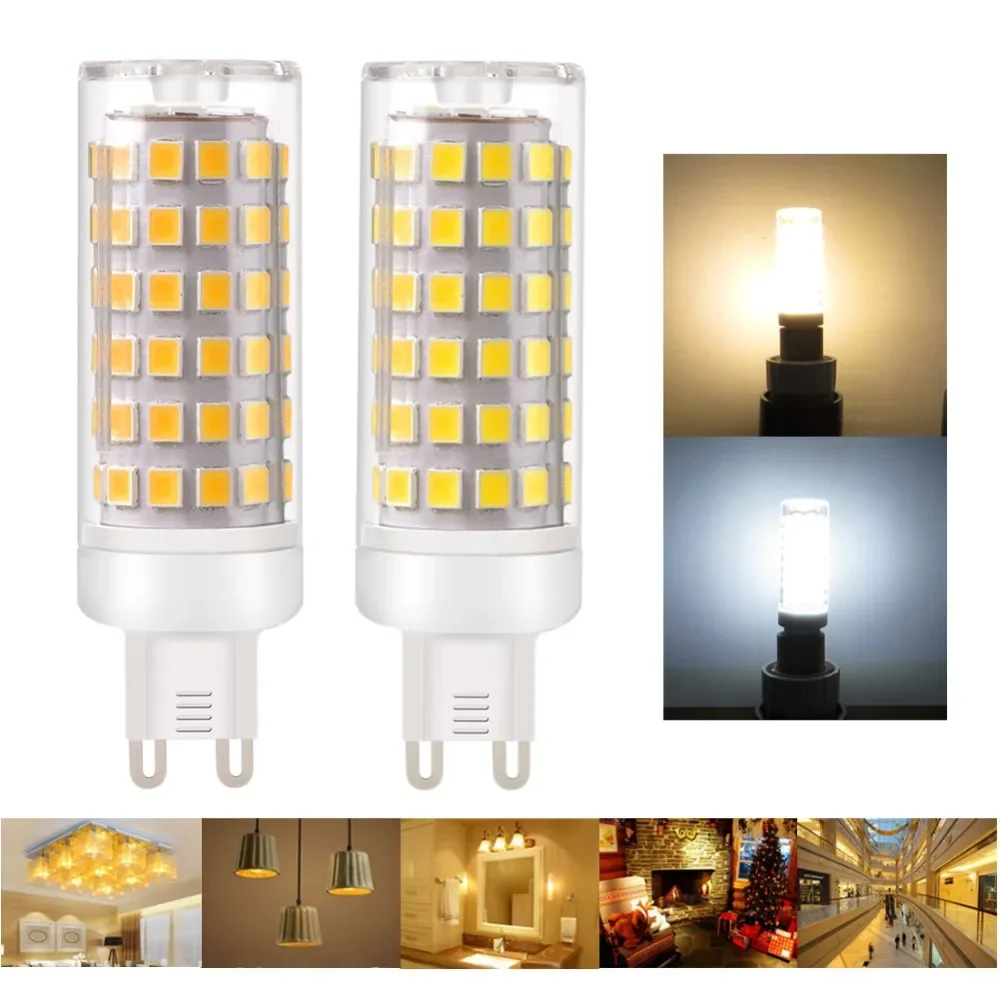 Description Picture 3 of itemG9 E11 E12 E14 E17 BA15D LED Bulb Lamp 220V-240V Mini Corn Bulb Light 2835SMD 360 Beam Angle Replace Halogen Chandelier Lights