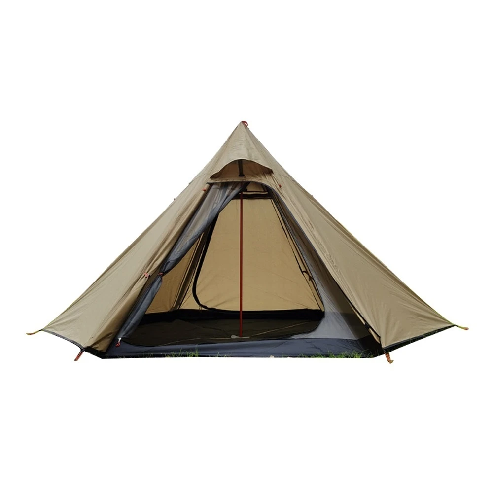 privacy electrode fuel Nowy sześciokątny namiot piramidowy Ultralight dwuwarstwowy wodoodporny  wiatroszczelny odkryty namiot kempingowy 4 sezonowe wędrówki z plecakiem  tipi|Namioty| - AliExpress