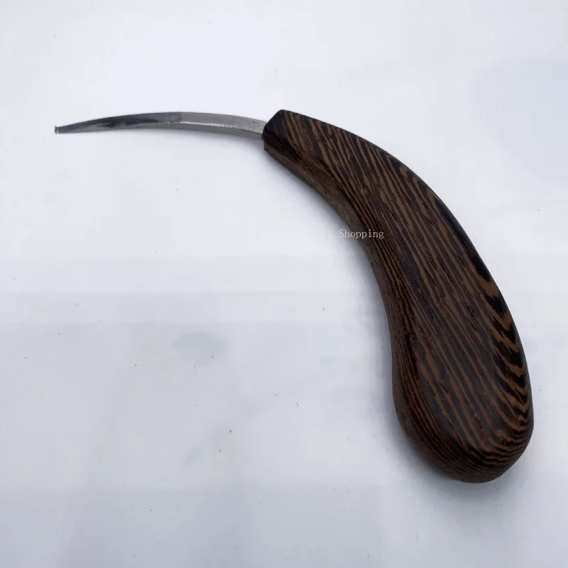 Agarwood Hook Knife/ Engrave Knife Shannon Scraping Essence Steel Scimitar Head Plane Cut and Dig Take Incense Materials Tools