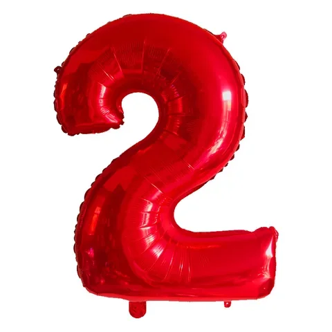 

32 40 Inch Red Number Foil Balloons 0 1 2 3 4 5 6 7 8 9 18 Helium Red Balloon Happy Birthday Party Wedding Decoration Supplies