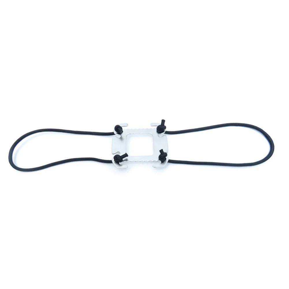 

1pcs Scuba Diving Hook Buckle With Bungee Rope Webbing Harness Belt Retainer Quick Release Metal Buckles
