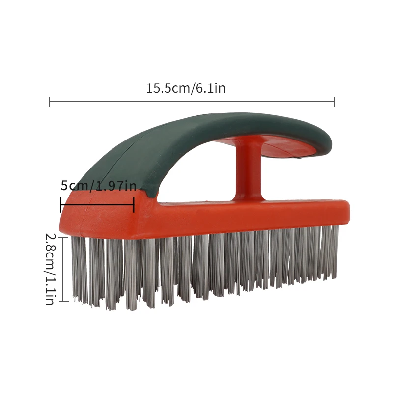 Leta Stainless Steel Industrial Wire Brush 6-inch Cleaning Rust Removal Stain Removal wire brush,stainless steel wire brush,wire cleaning brush