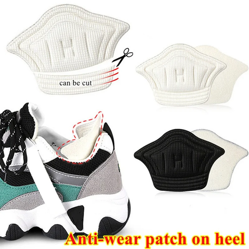 2pcs Shoes Pads Sports Shoe Heel Cushion Pad Adjustable Antiwear feet