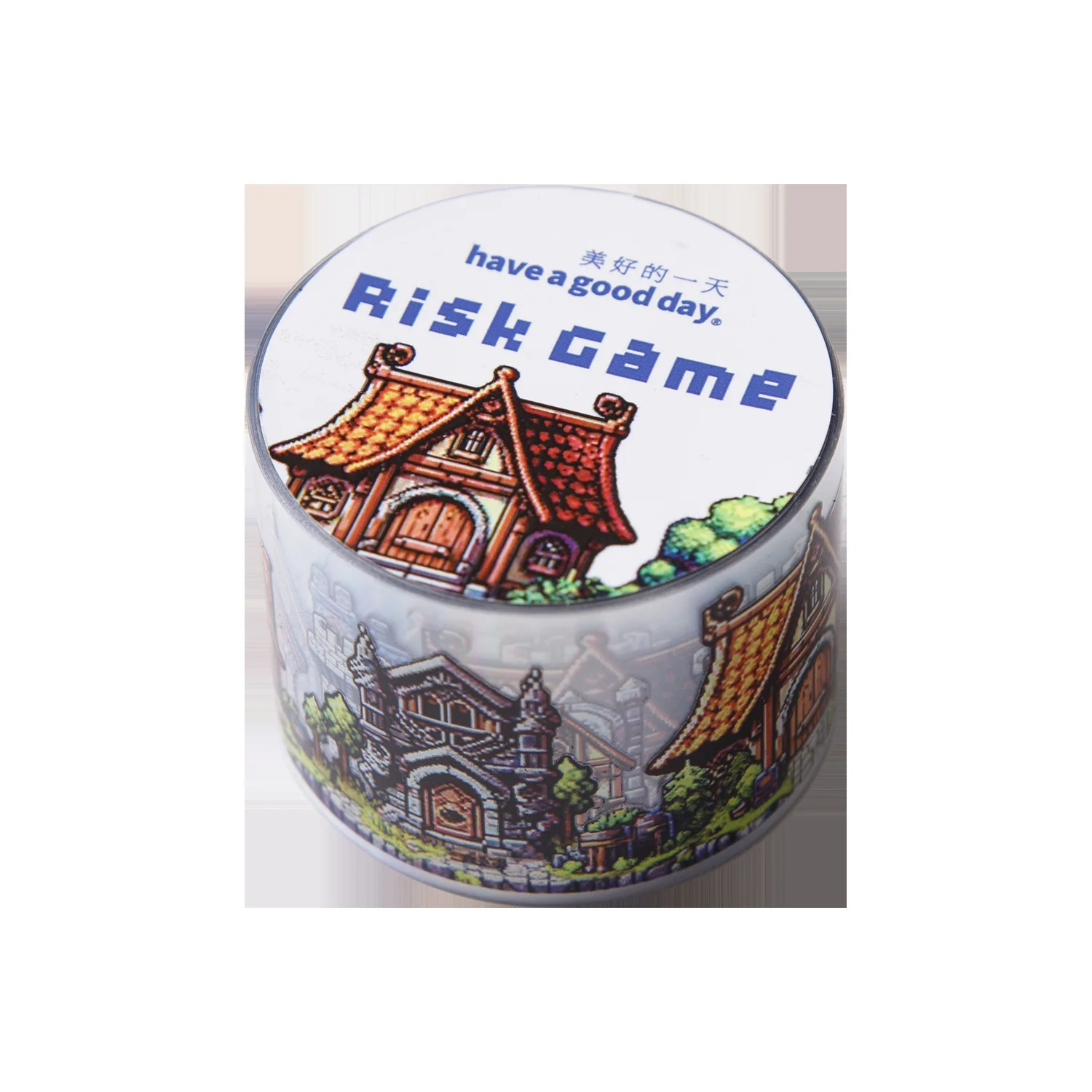 1pcs/1lot 장 접착 테이프 어드벤처 게임 마스킹 재활용 저널 스크랩북 스티커 펫 일본어