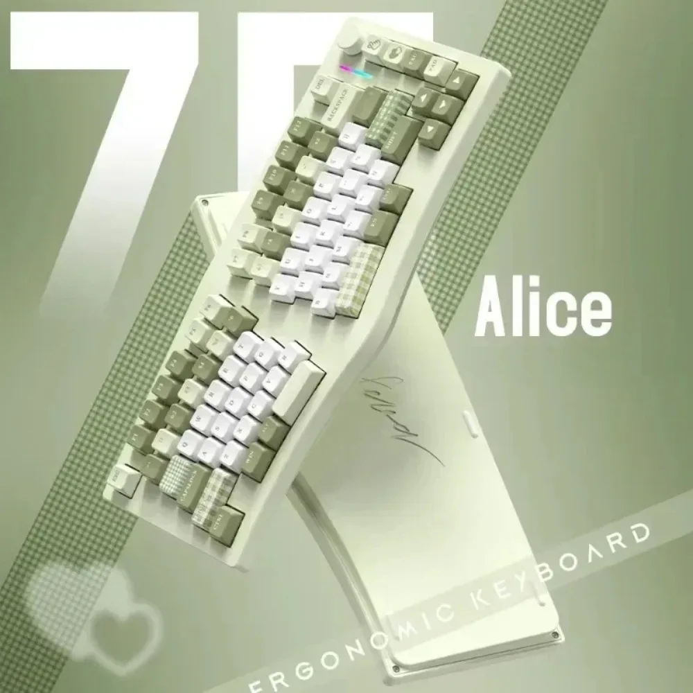 FEKER Alice75 メカニカルキーボードアルミシェルワイヤレストライ