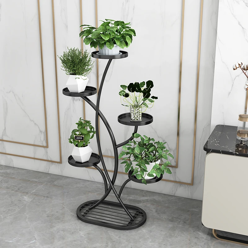 Nordic Creativity Plant Shelves Mere Appearance Living Room Indoor Home Plant Shelves Balcony Garden Furniture Posture FYPS