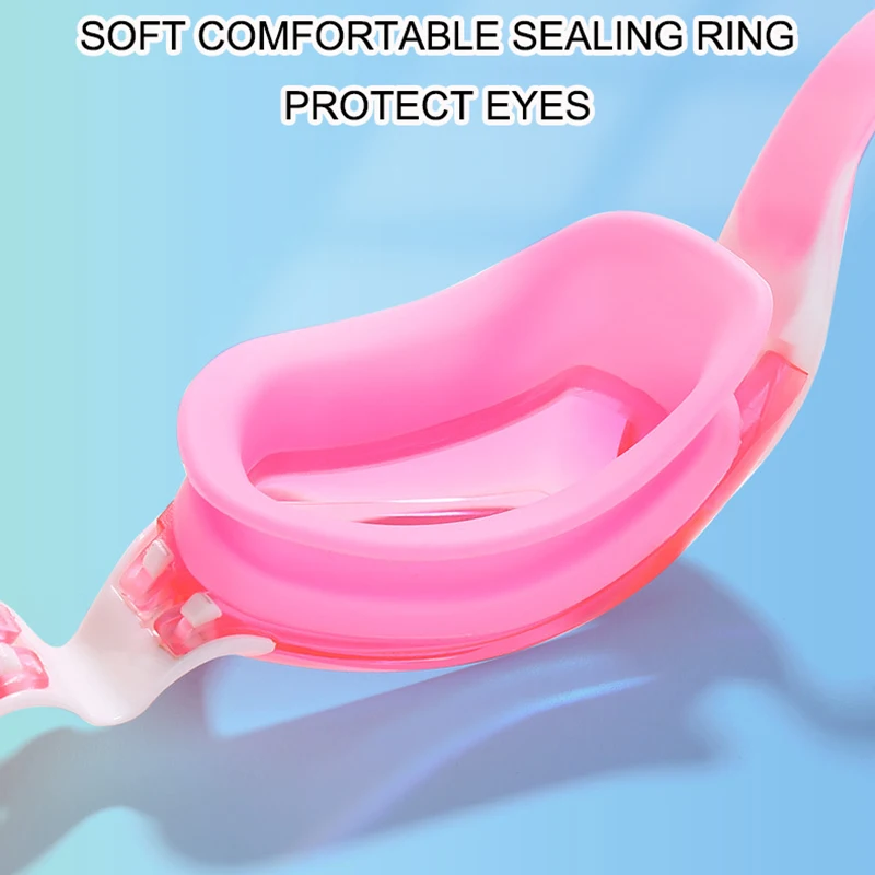 Kid Children Swim Goggles Professional Waterproof Anti Fog UV Protect HD Swimming Pool Water Sport Glasses Eyewear with Earplugs 3