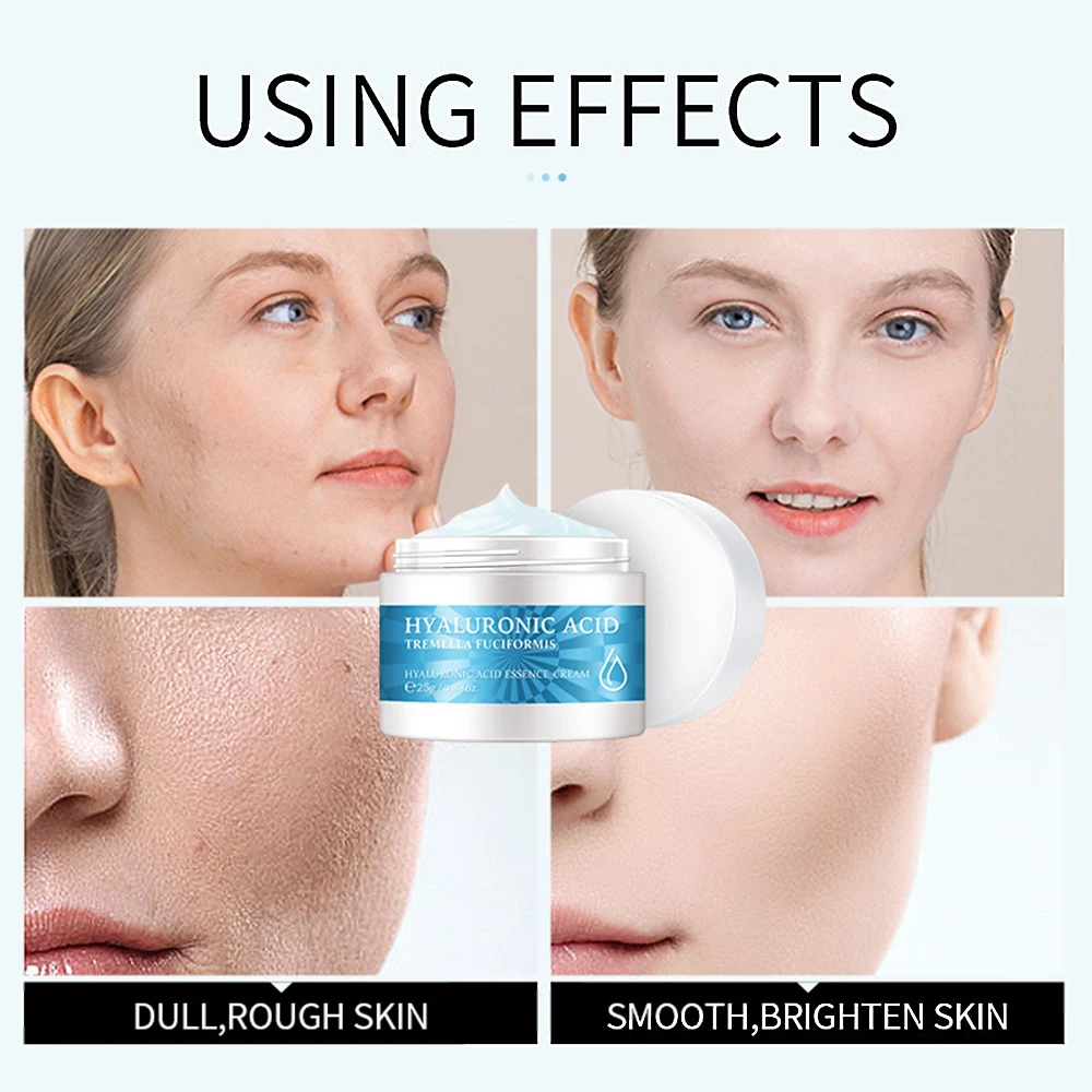 Skin Care Set Hyaluronic Acid Face Serum Mask Eye&Face Cream Moisturizing Brightening Women Korean Cosmetic Care Kit