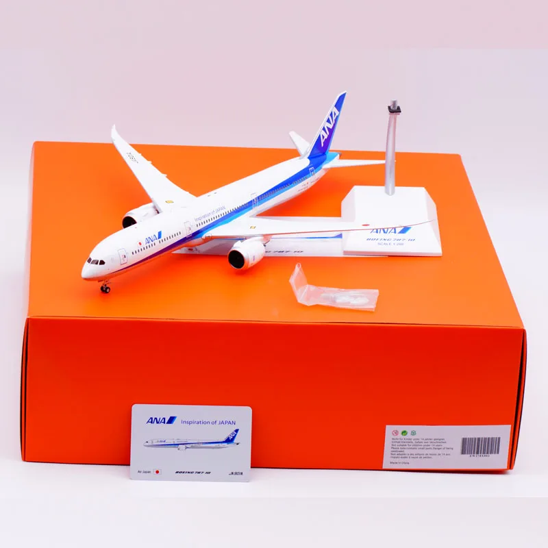 合金収集可能な飛行機、jcスイング1:200、すべての乳首ひも、anaがB787-