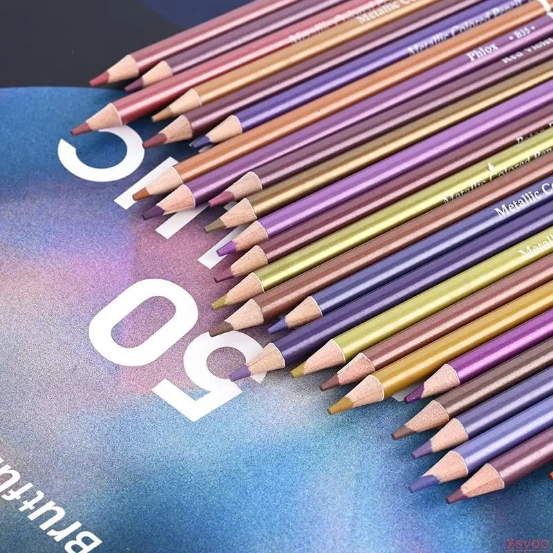 KALOUR 50 crayons de couleur néon de couleurs pour livres de coloriage