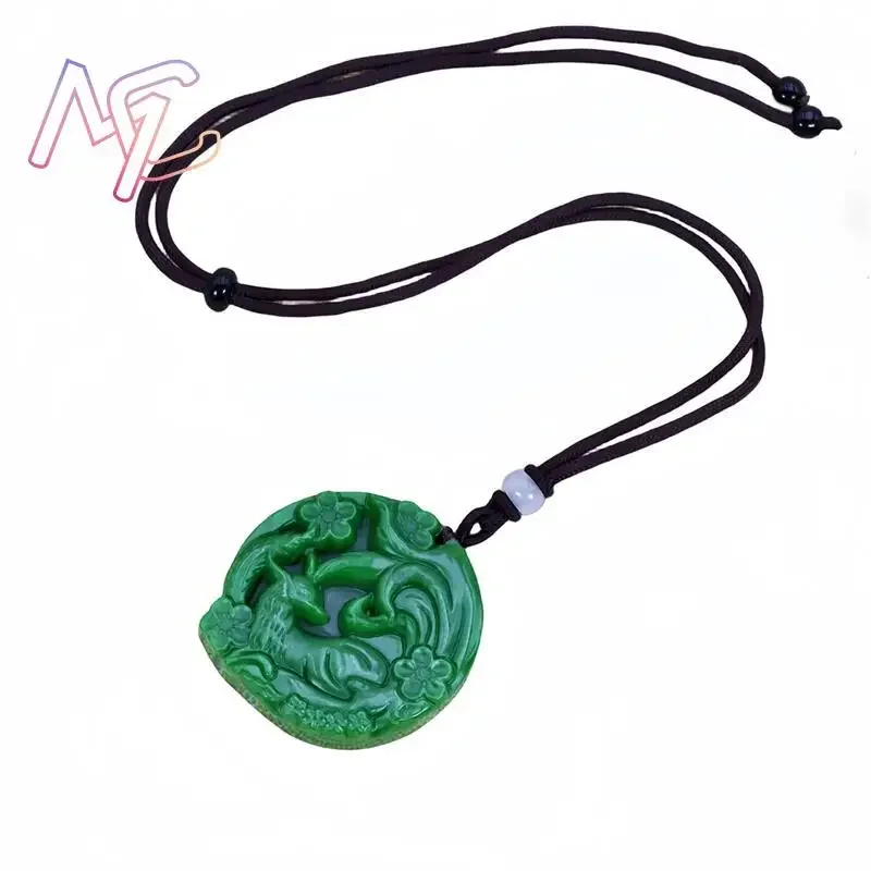 砡製 翡翠 縁起物 お守り ペンダント 天然石 お土産 日本各地で産出される貴重な石 日本の石 翡翠 国石 お守り