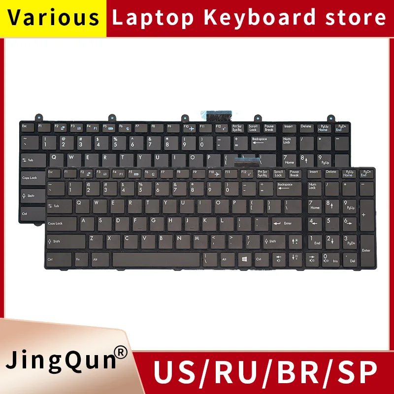 

US RU/Russian Laptop Keyboard For Msi MS-1755 MS-1756 MS-175A-1758-1763-1759 GE60 GT70 GE70 GT60 2PL MS-16GA MS-16GH MS-16GF