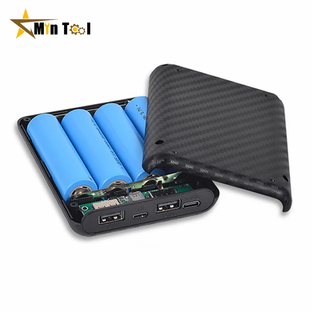 18650 Battery Box Case DIY Power Bank Charger Shell Charging Case Mini Solderless Power Supply 3